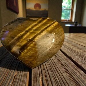 Tiger’s Eye Heart-Shaped Crystal